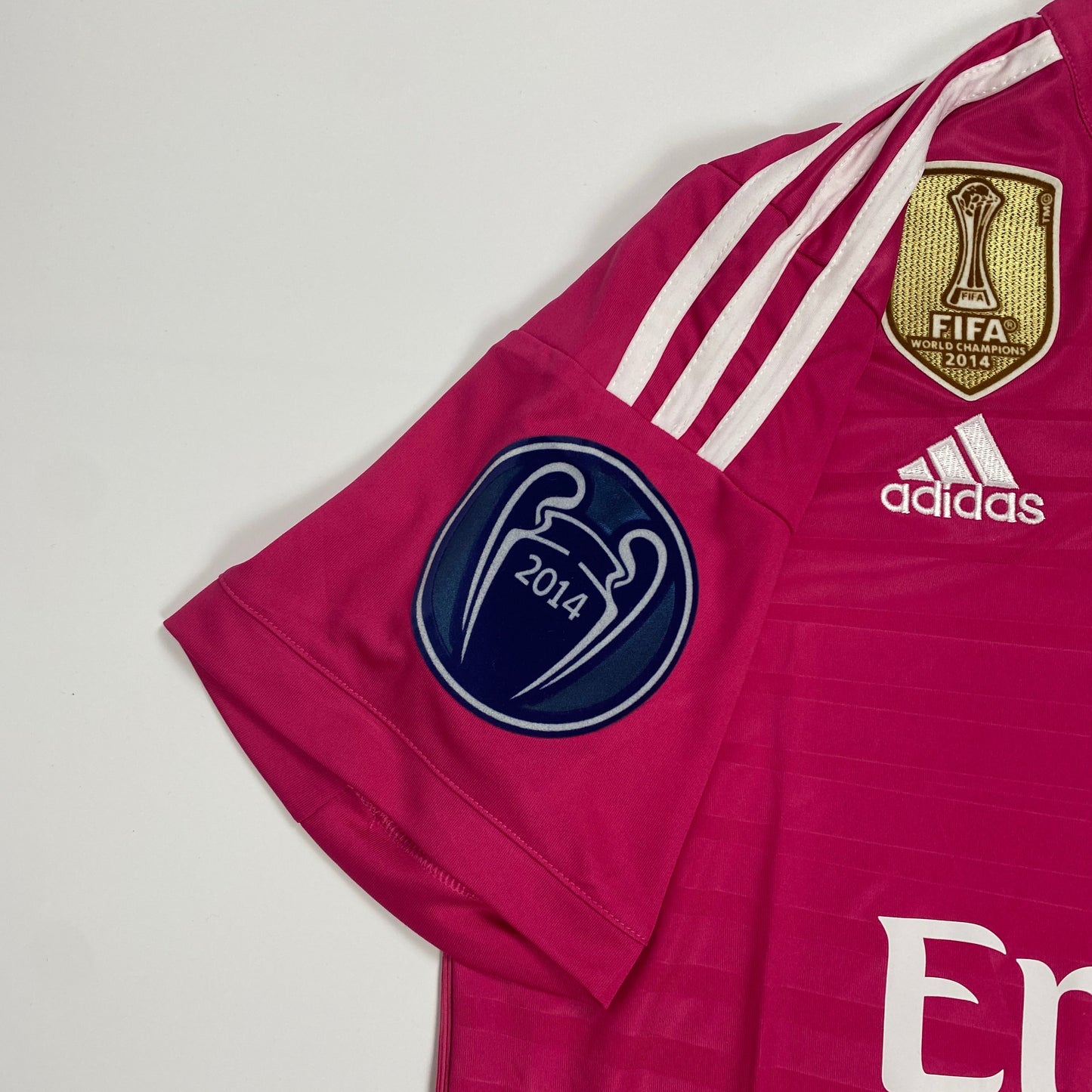 Authentic Real Madrid 2014/15 Away Pink Jersey – Cristiano Ronaldo #7