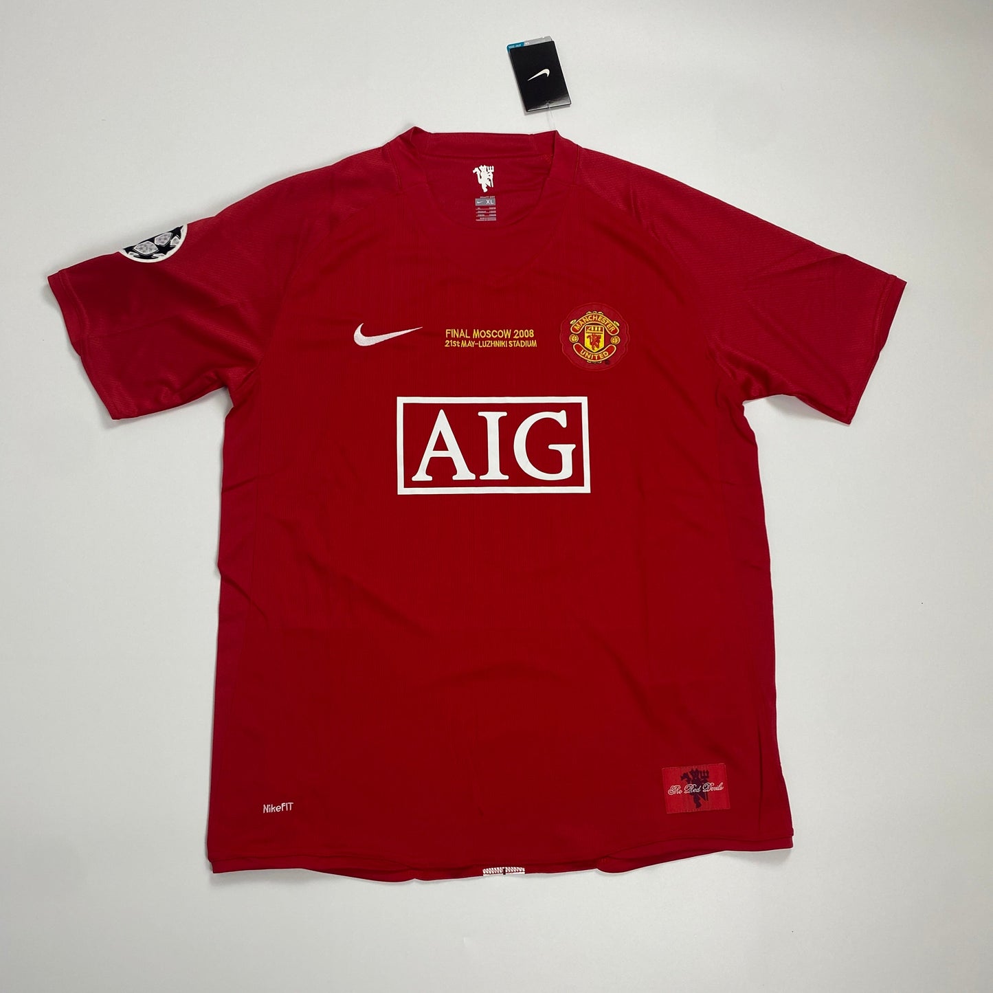 Original Manchester United 2007/08 Home Jersey – Cristiano Ronaldo #7, Double-Winning Season Edition