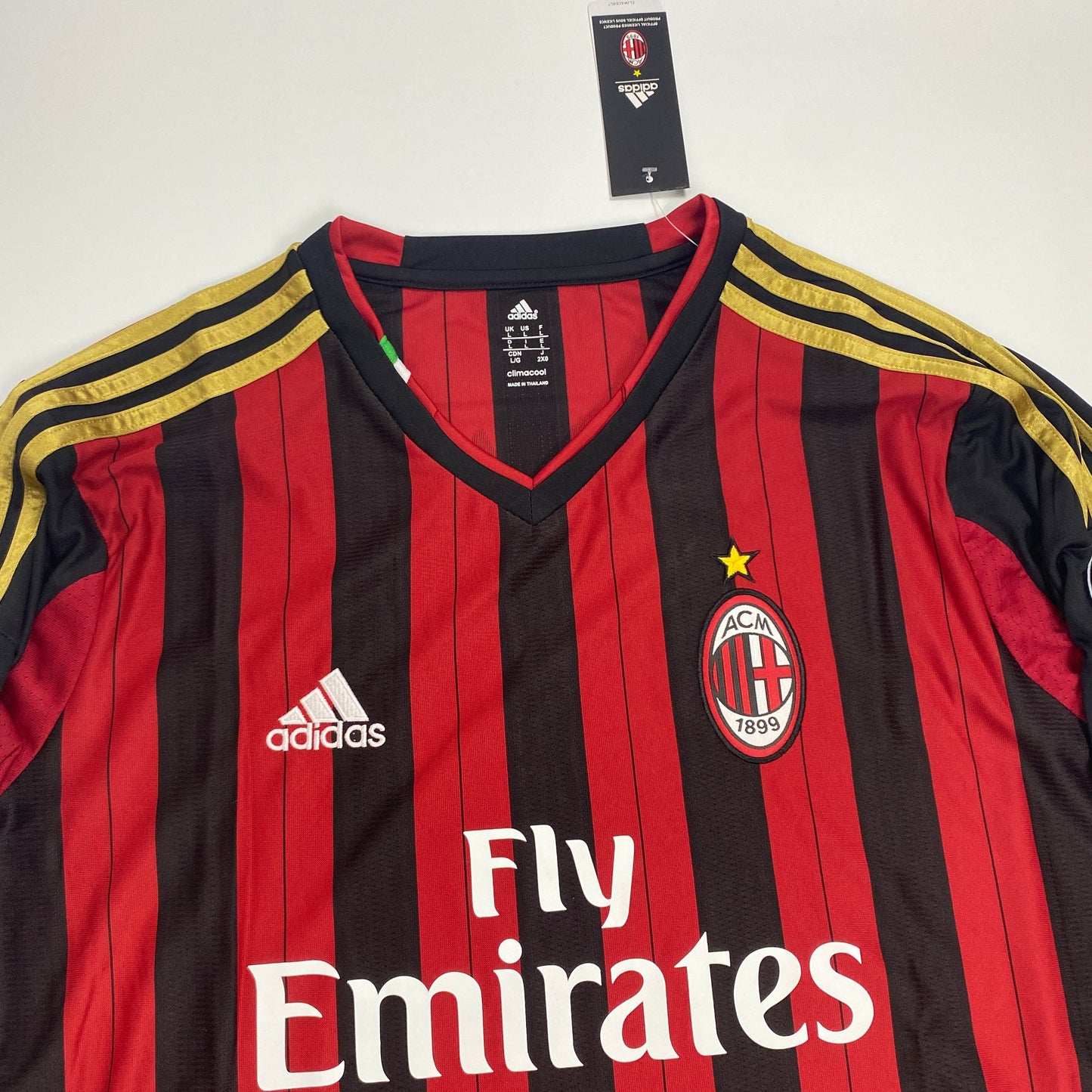Original AC Milan 2013/14 Home Jersey – Kaka #22, Second Stint Edition