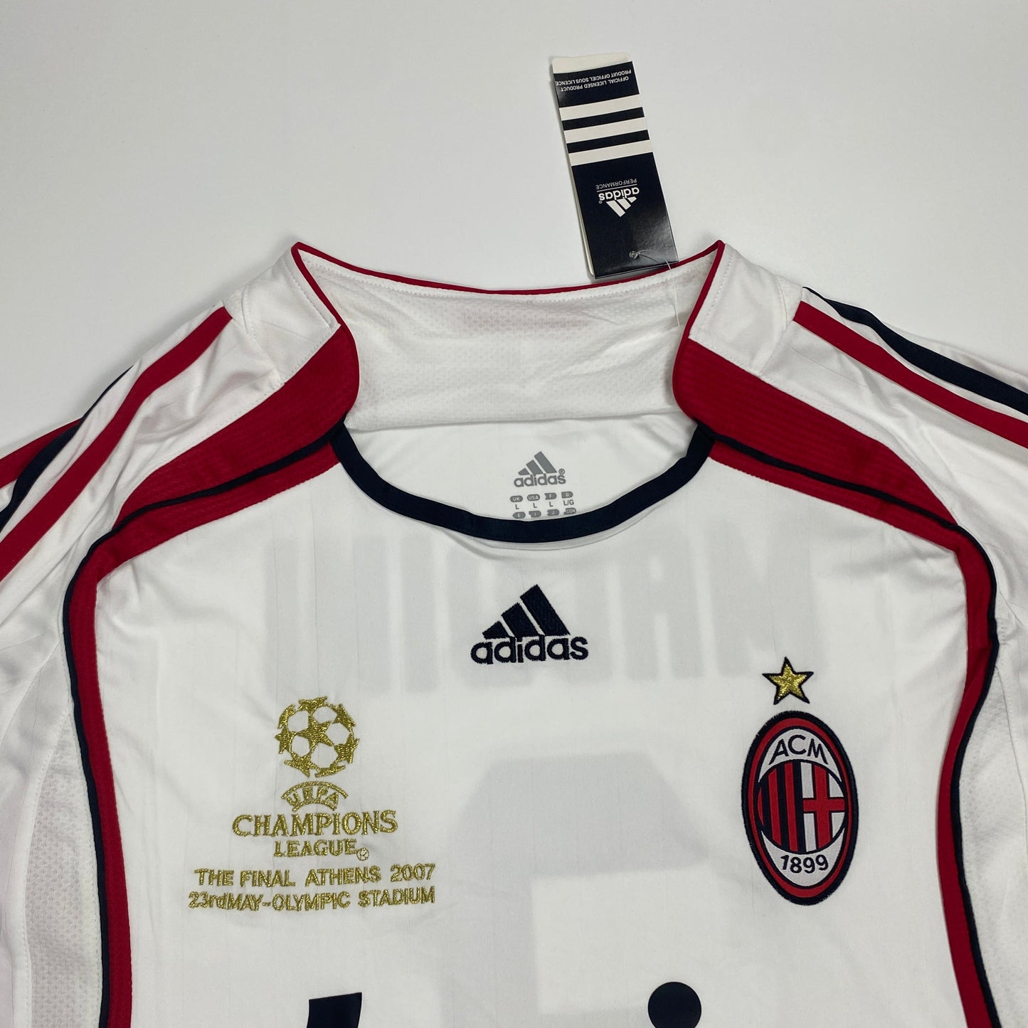 Authentic AC Milan 2006/07 Away Player Issue Shirt – Paolo Maldini #3, Champions League Final