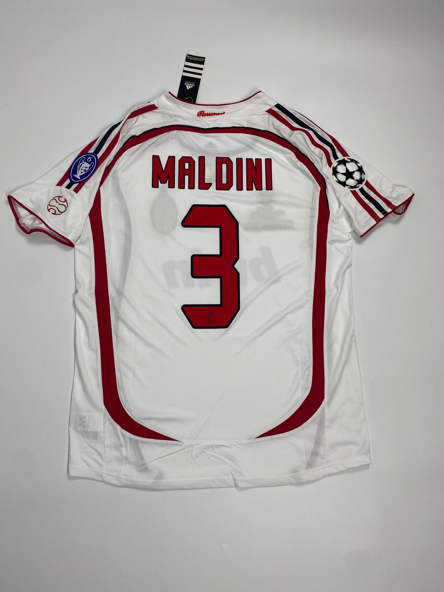 Authentic AC Milan 2006/07 Away Player Issue Shirt – Paolo Maldini #3, Champions League Final