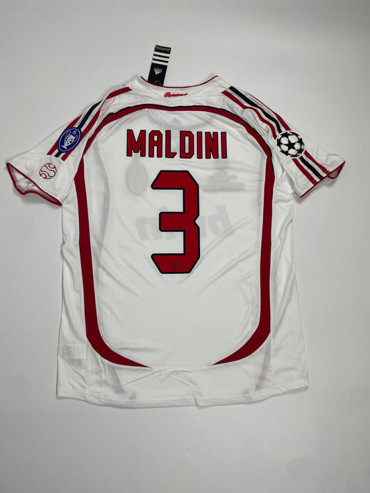 Authentic AC Milan 2006/07 Away Player Issue Shirt – Paolo Maldini #3, Champions League Final