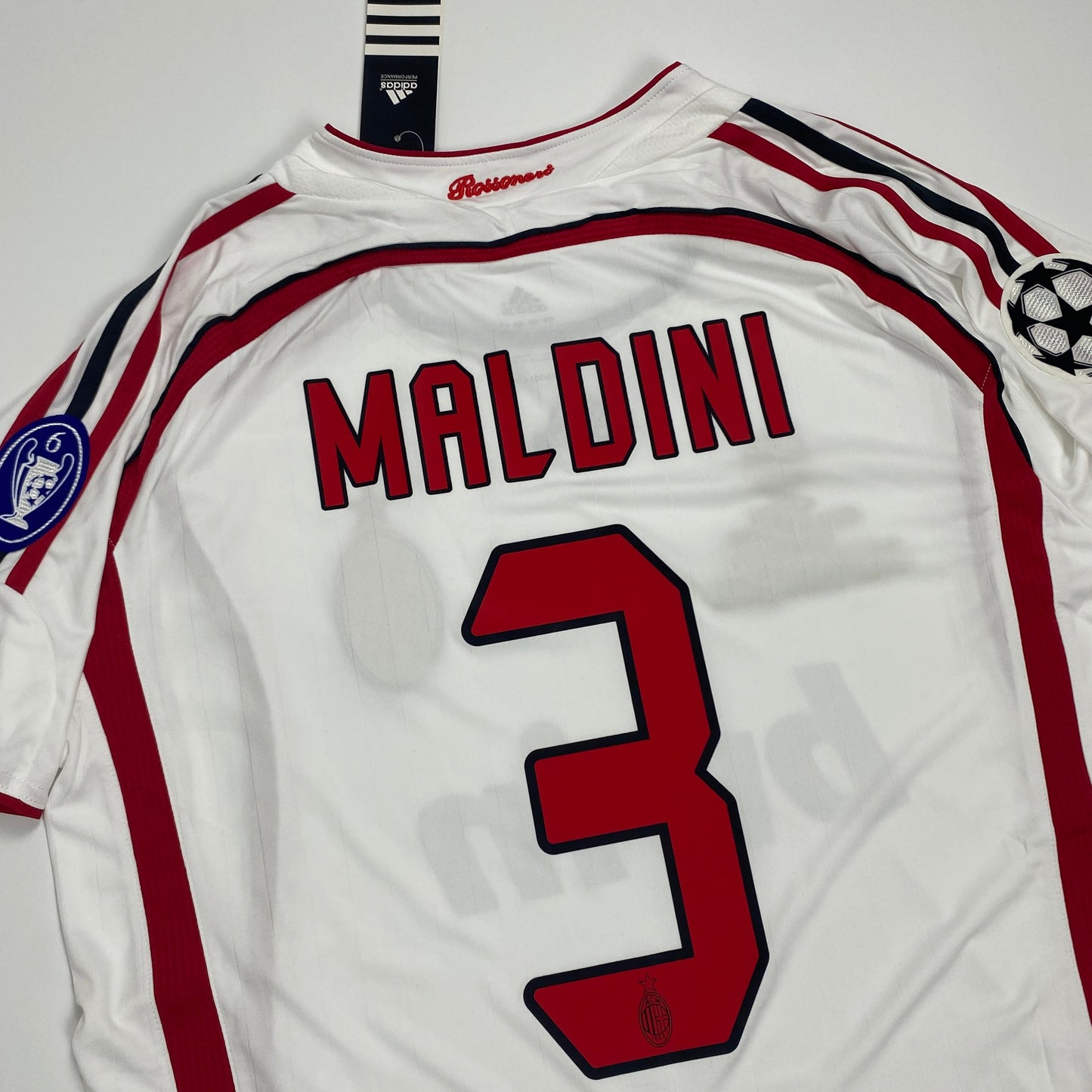 Authentic AC Milan 2006/07 Away Player Issue Shirt – Paolo Maldini #3, Champions League Final